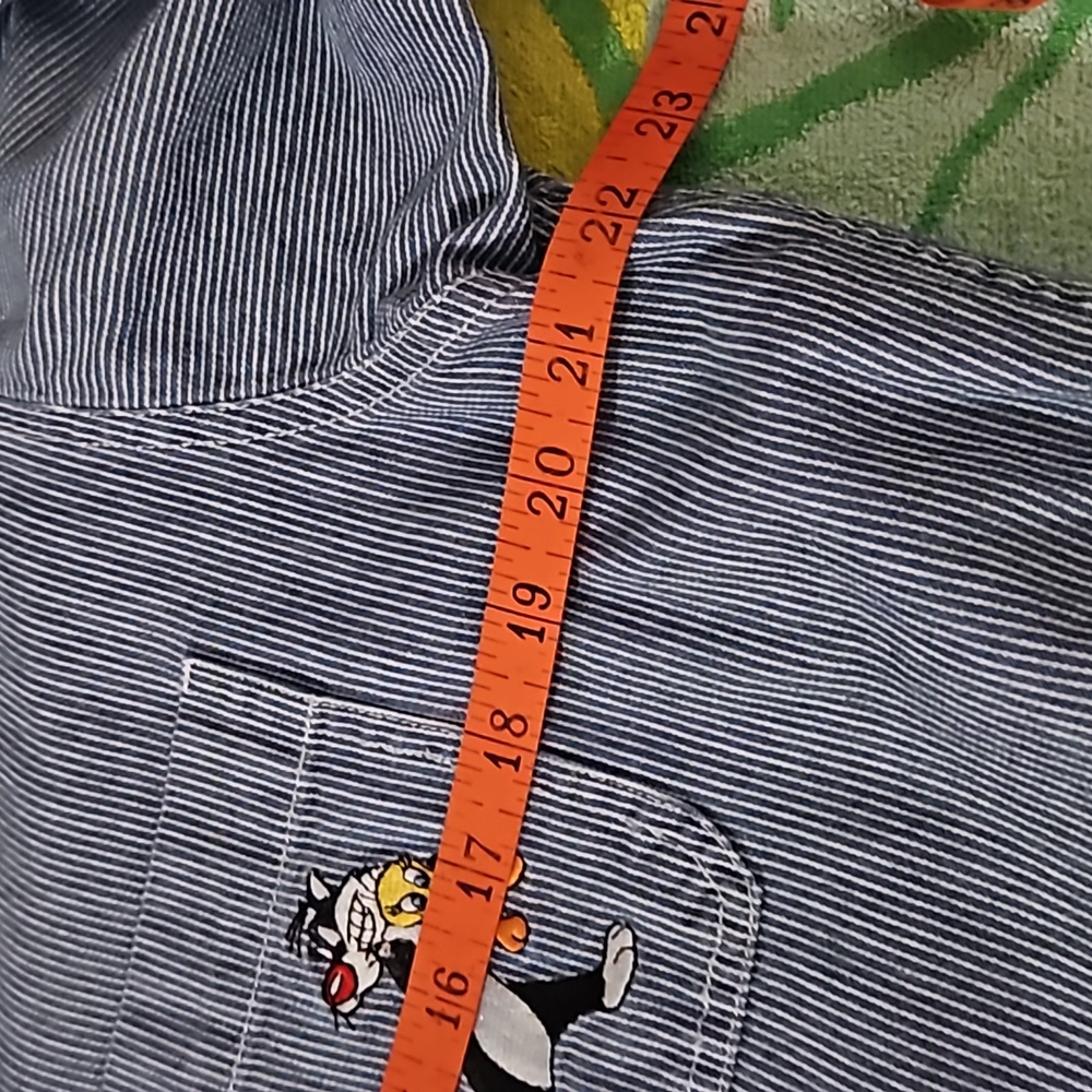 Warner brothers heavy Denim long sleeved shirt - Picture 4 of 7